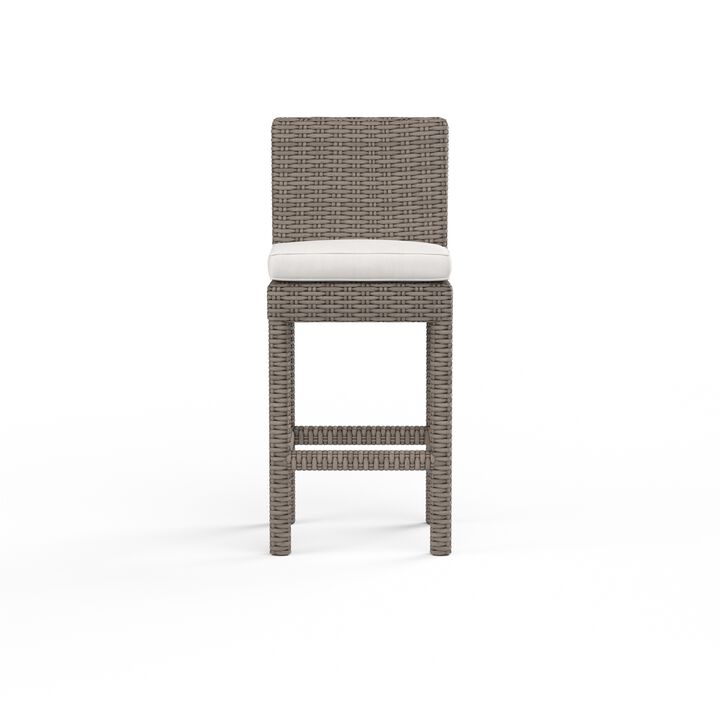 Coronado Barstool in Canvas Flax w/ Self Welt