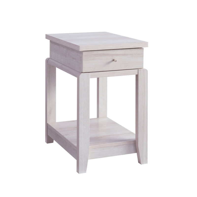 Chairside Table White Oak