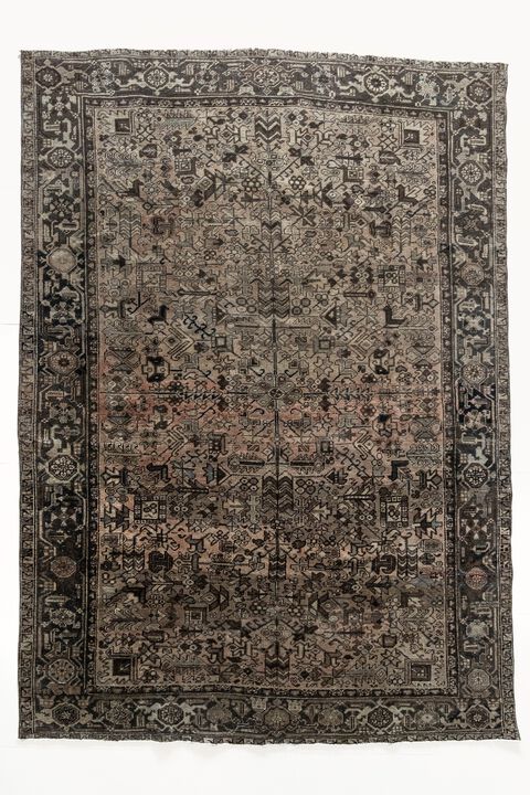 District Loom Antique Persian Heriz area rug-Devon