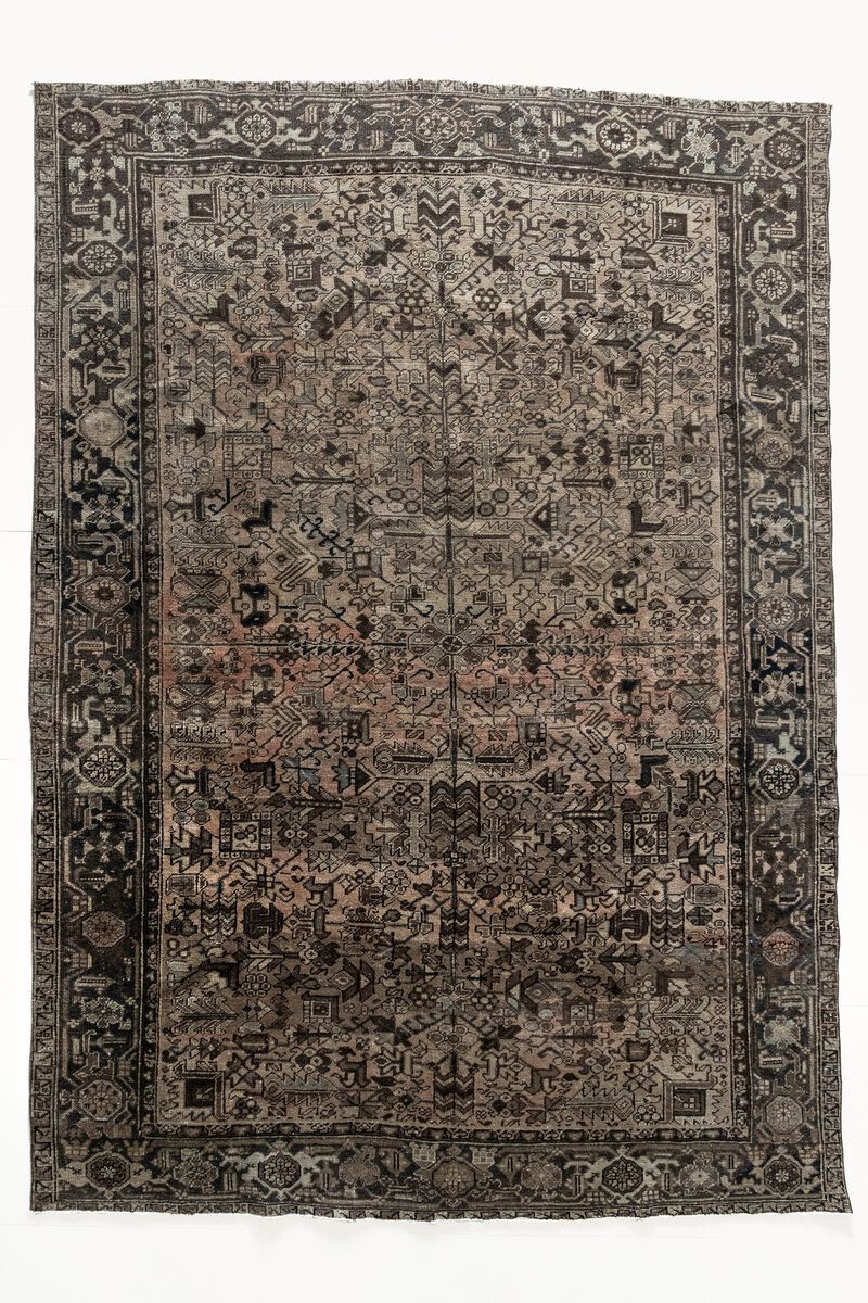 District Loom Antique Persian Heriz area rug-Devon