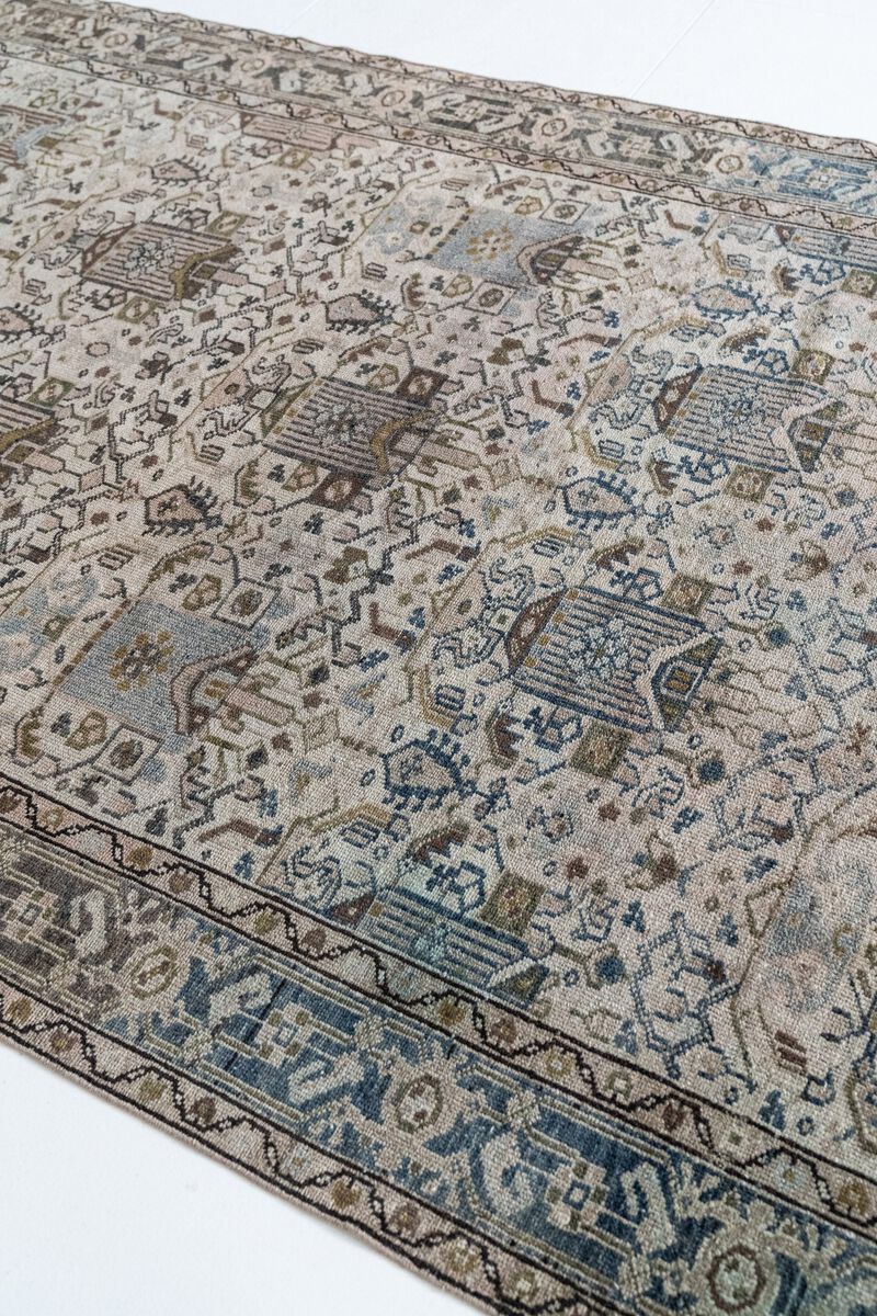 District Loom Vintage Persian Bakhtiari Scatter Rug-Stillwater