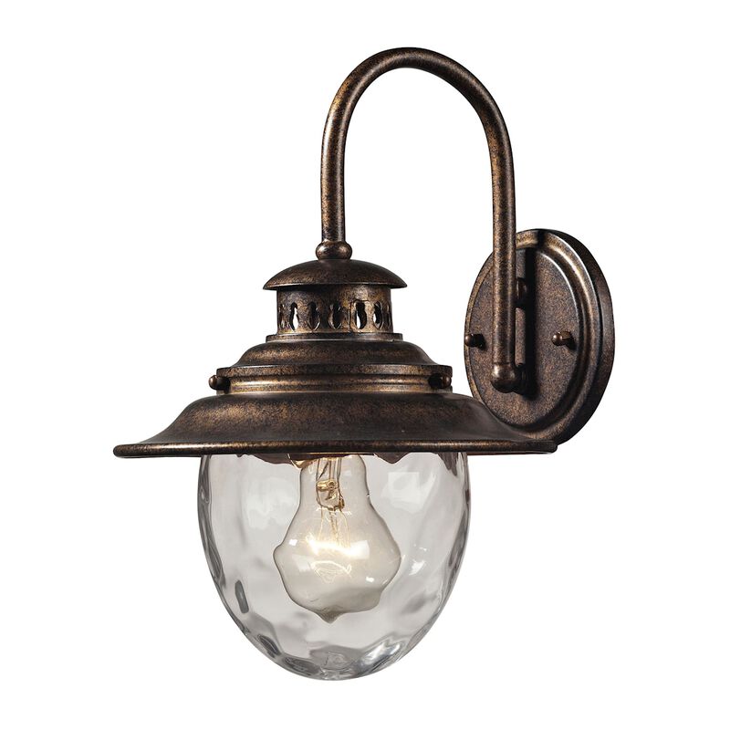 Searsport 13'' High 1-Light Bronze Outdoor Sconce