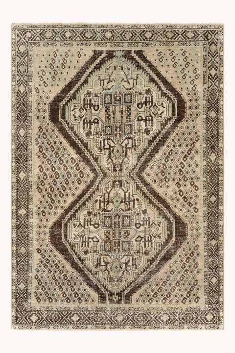 District Loom Antique Persian Afshar scatter rug-Logan