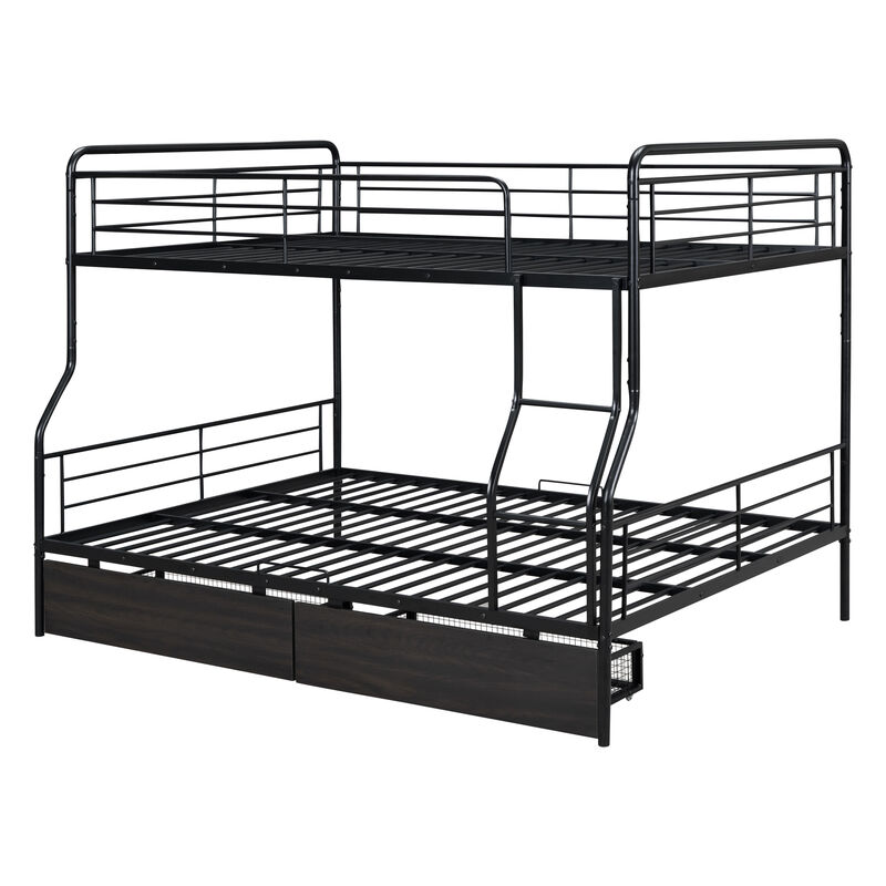 Merax Modern Metal Bunk Bed with 2 Beds