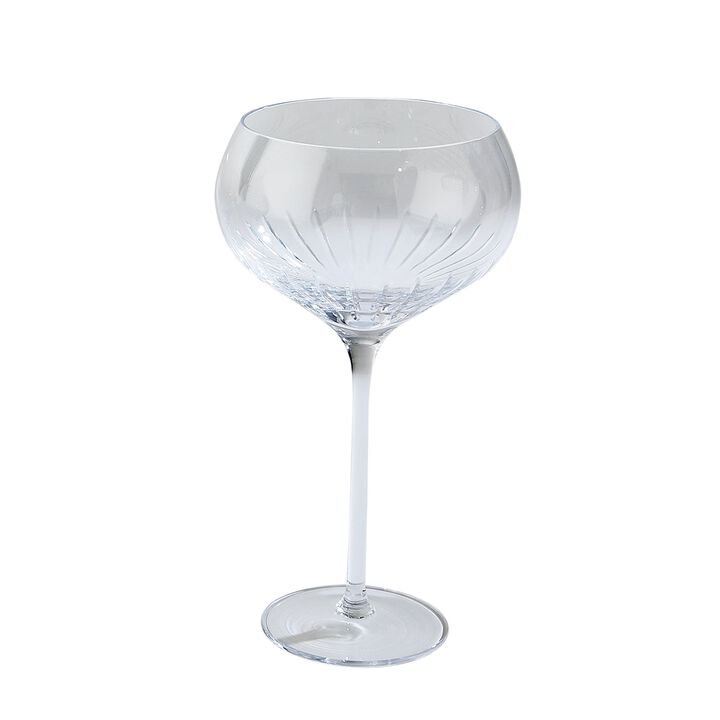 V Cut Wine Glass
