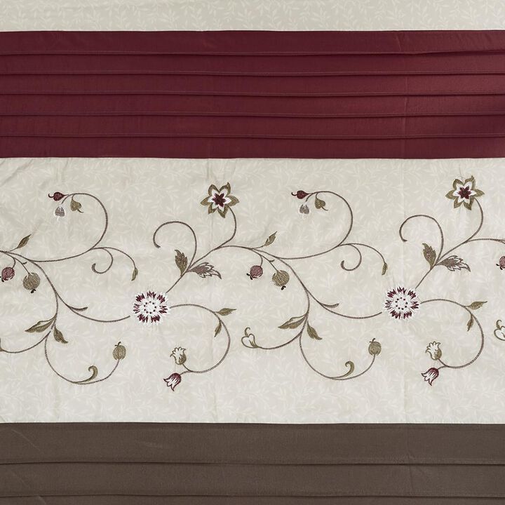 Belen Kox Serene Faux Silk Lined Shower Curtain, Belen Kox