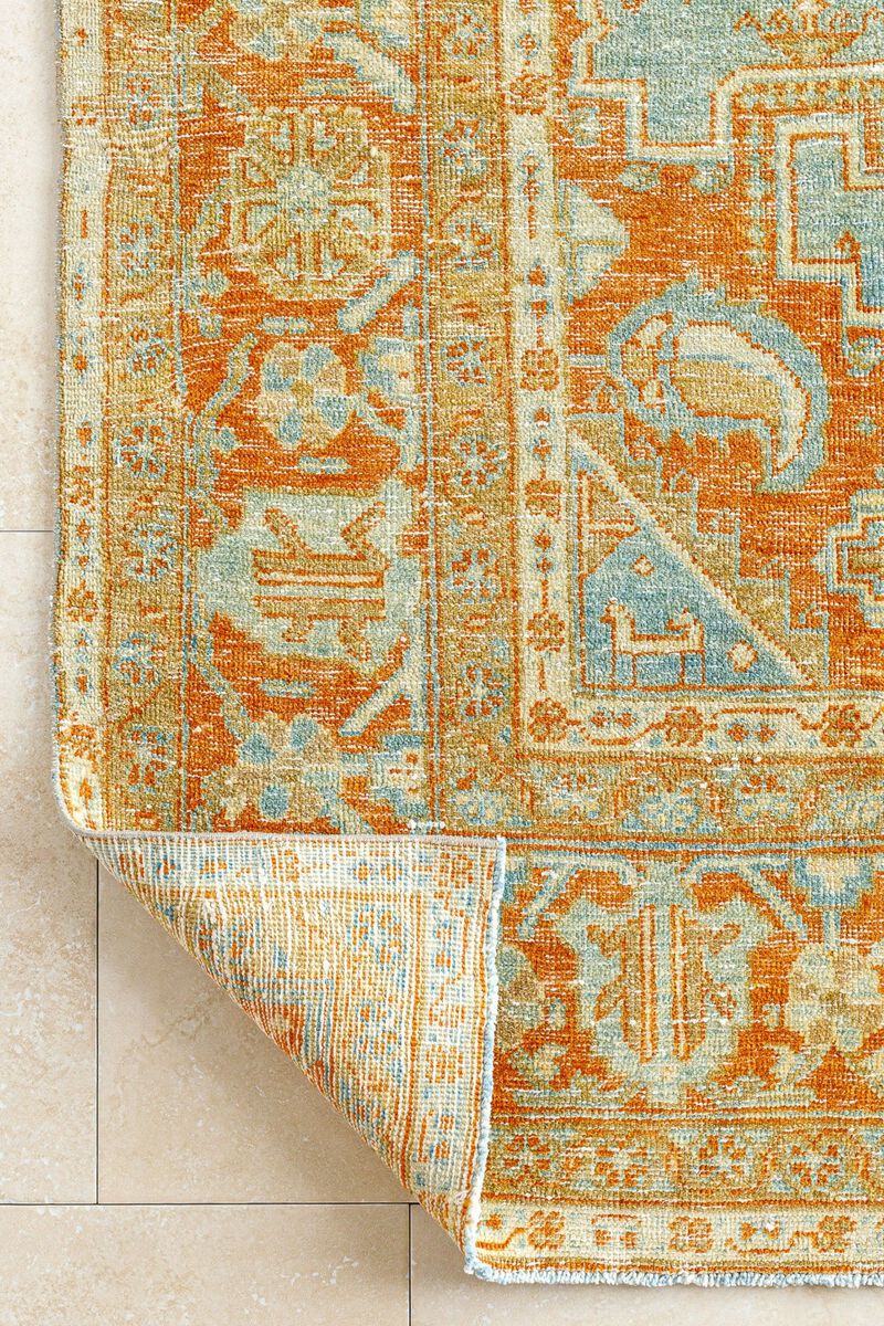 District Loom Vintage Persian Tabriz VISS area rug-Hysham