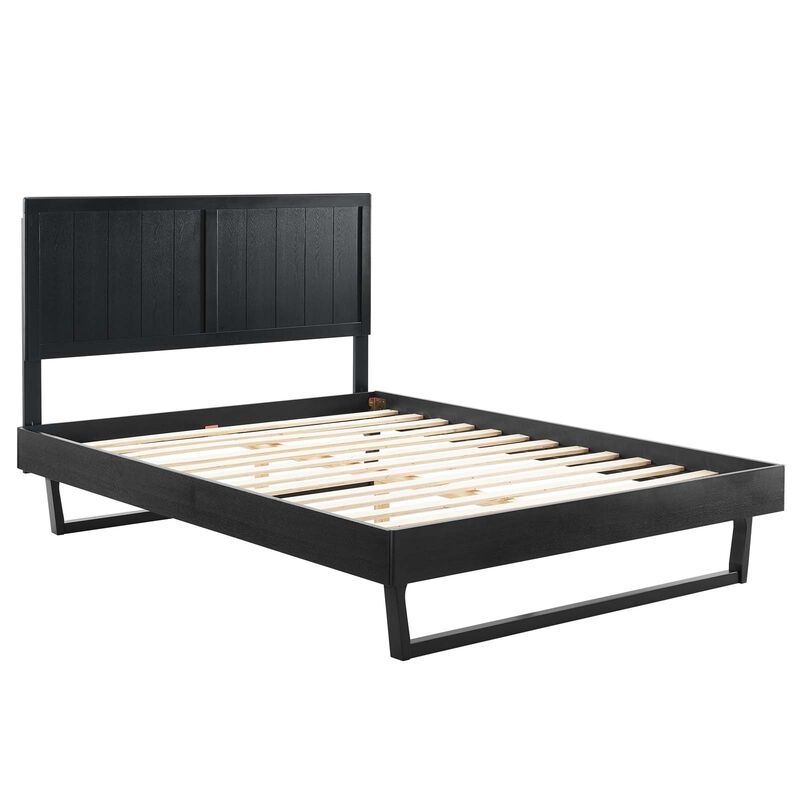 Modway - Alana Twin Wood Platform Bed With Angular Frame