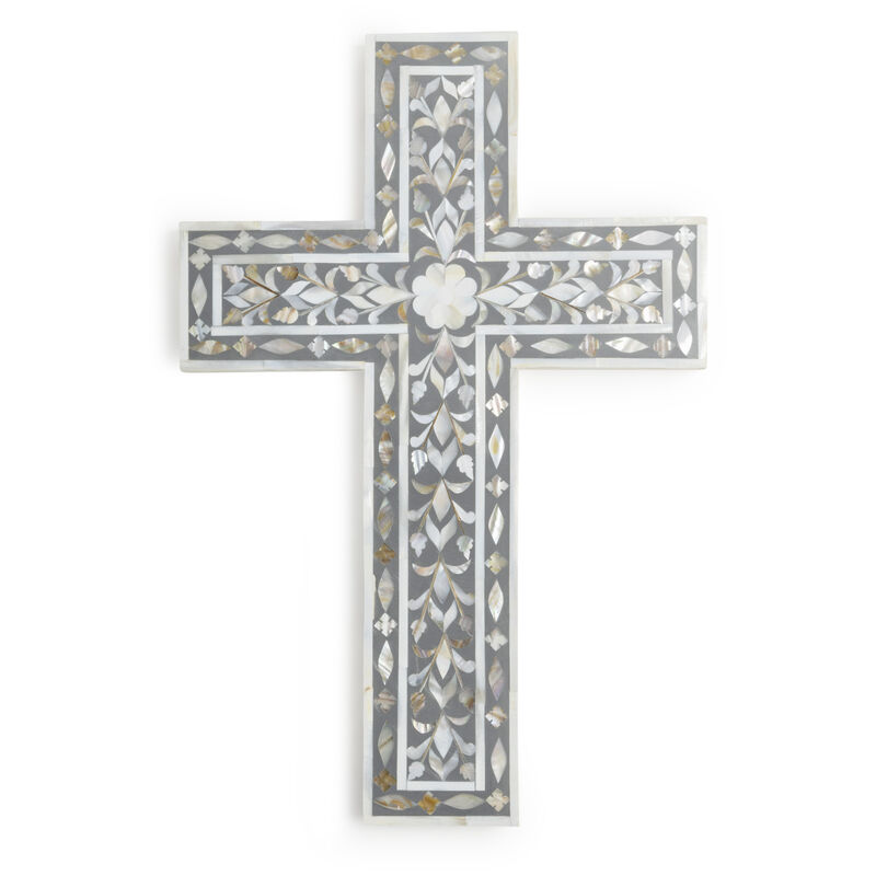 Jodhpur Mother of Pearl Wall Cross