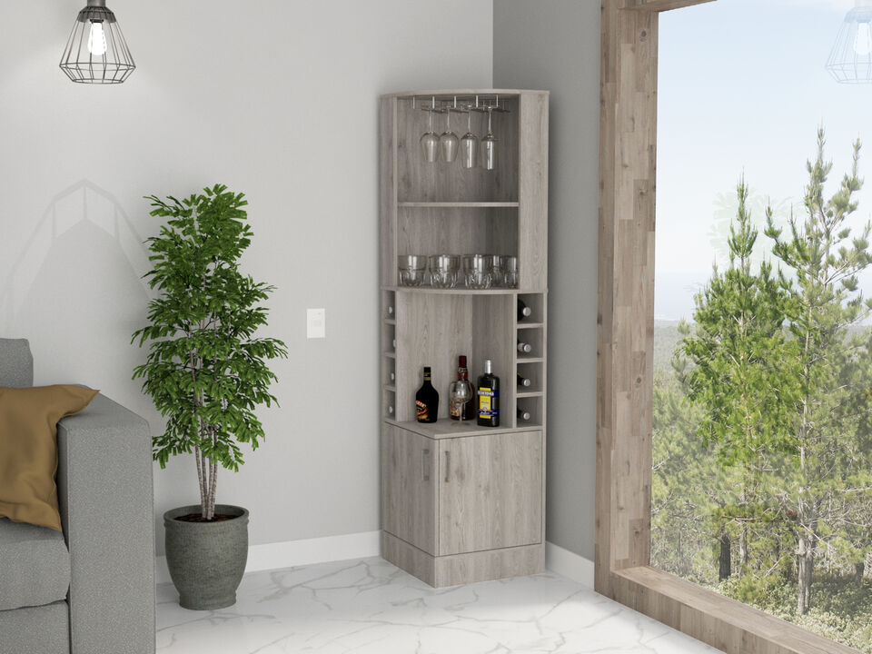 Bar Cabinet Papprika, Living Room, Light Gray