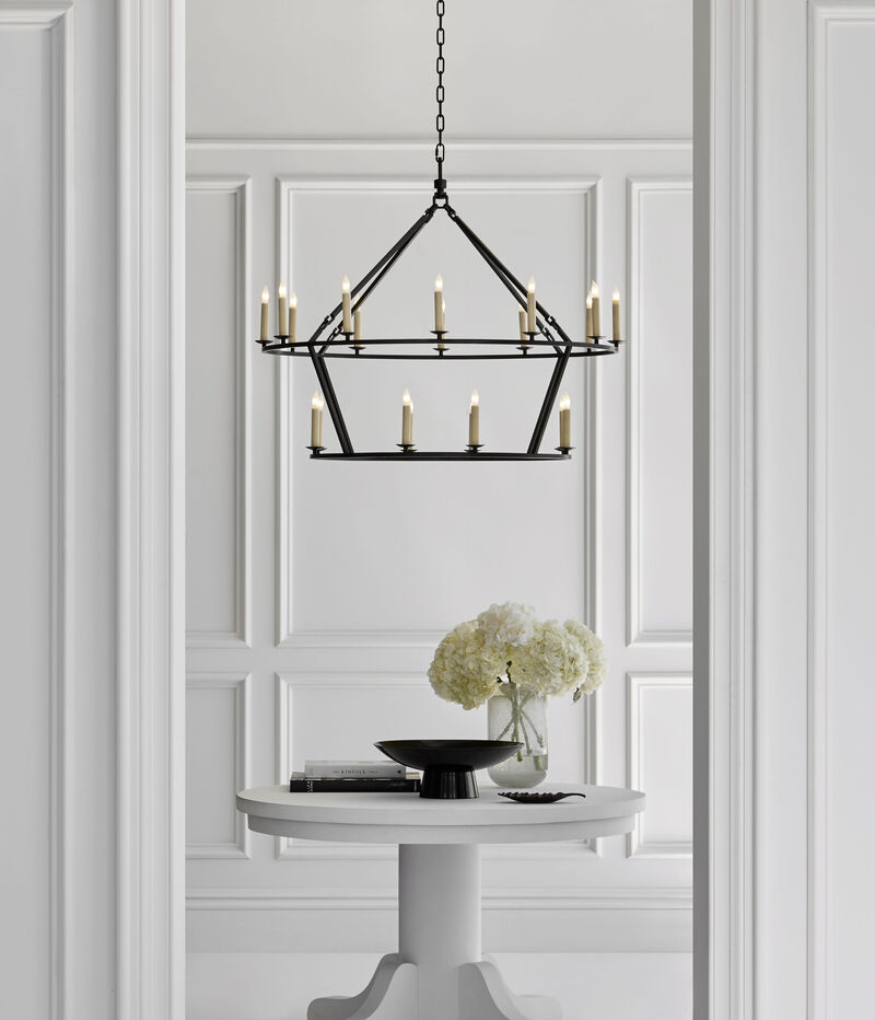 Chapman & Myers Darlana 2-Tier Chandelier Collection