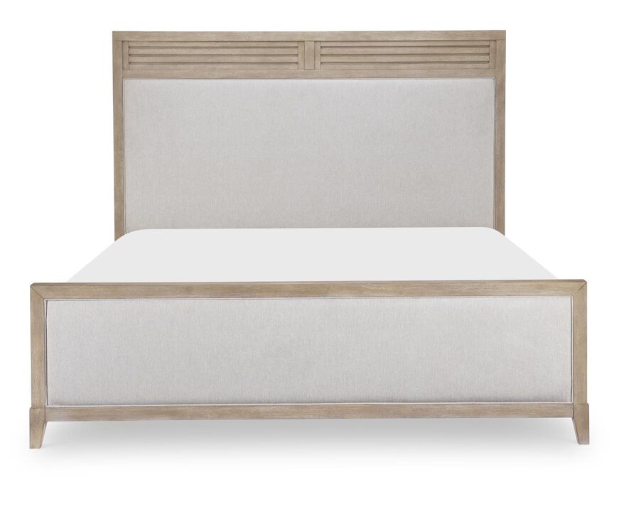Edgewater Upholstered Cal King Panel Bed