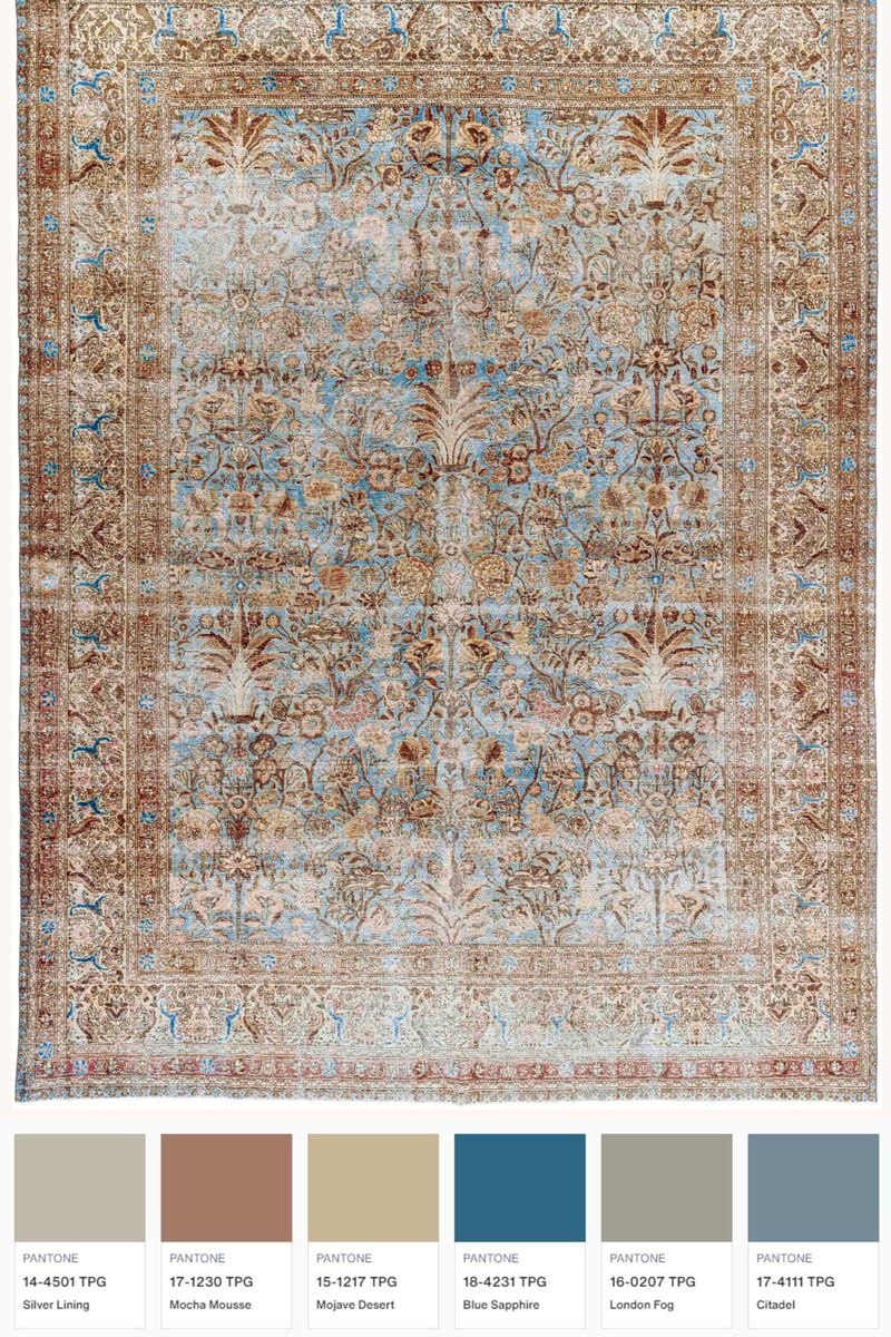 District Loom Antique Area Rug-Elwell