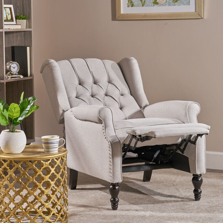 Merax Tufted Fabric Arm Chair Recliner