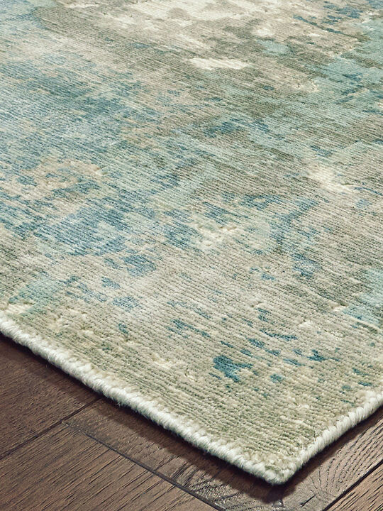 Formations 9' x 12' Blue Rug