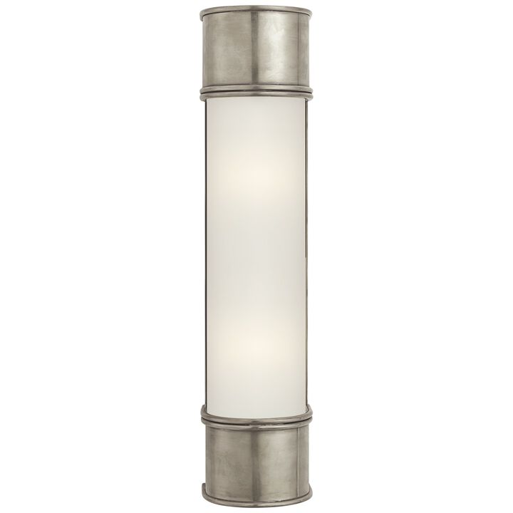 Oxford 12" Bath Sconce in Polished Nickel