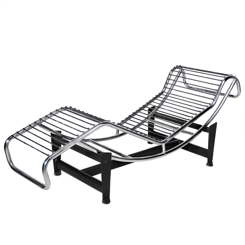 Le Corbusier Lc-4 Style Replica Chaise Lounge Chair Mid Century Modern For Living Room/ Bedroom