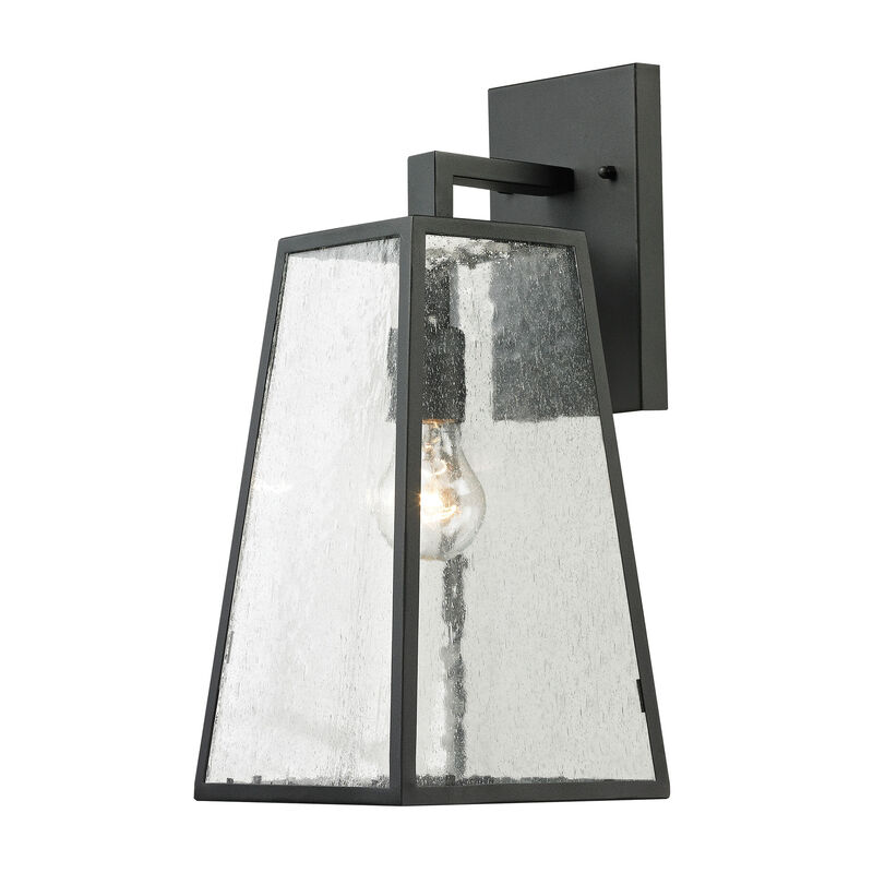 Meditterano 16'' Black High 1-Light Outdoor Sconce