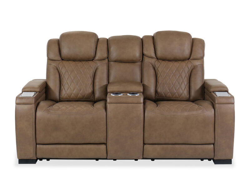 strikefirst triple power leather reclining sofa