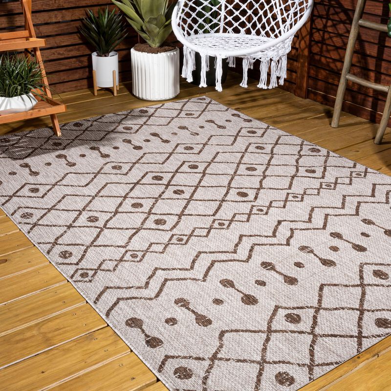 Nokat Tribal Bohemian Indoor/Outdoor Area Rug