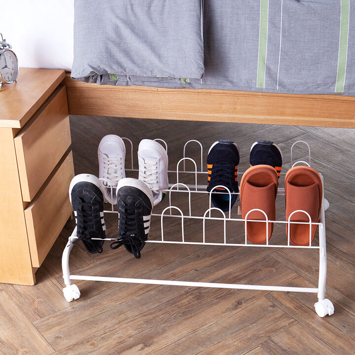 Suprima� Underbed Shoe Holder with Wheels