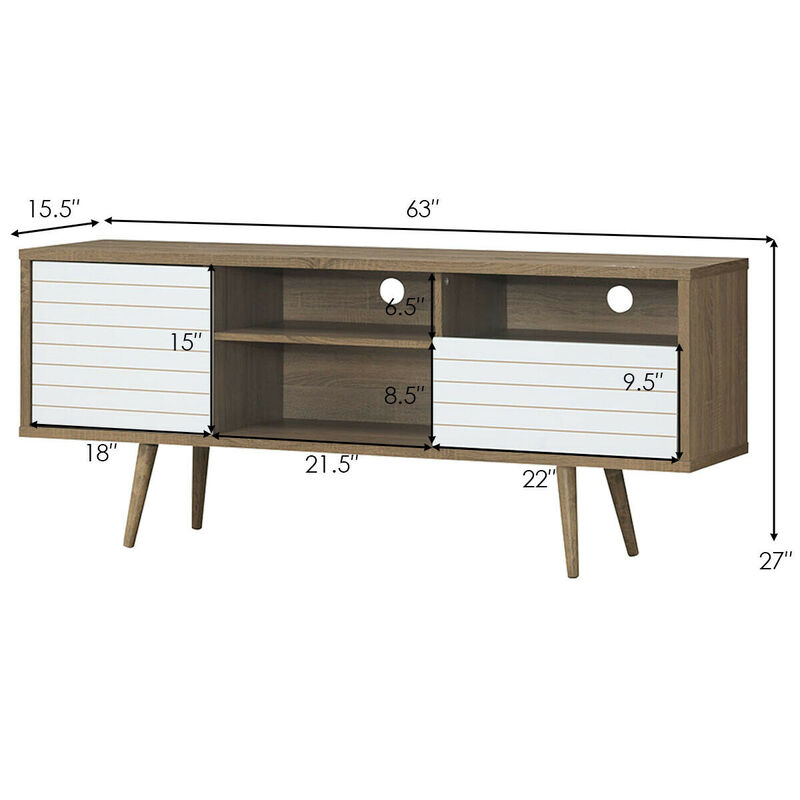 Mid-Century Modern TV Stand for TVs up to 65 Inch