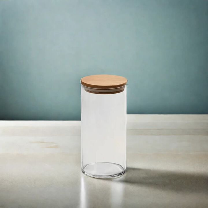 Medium Round Glass Container