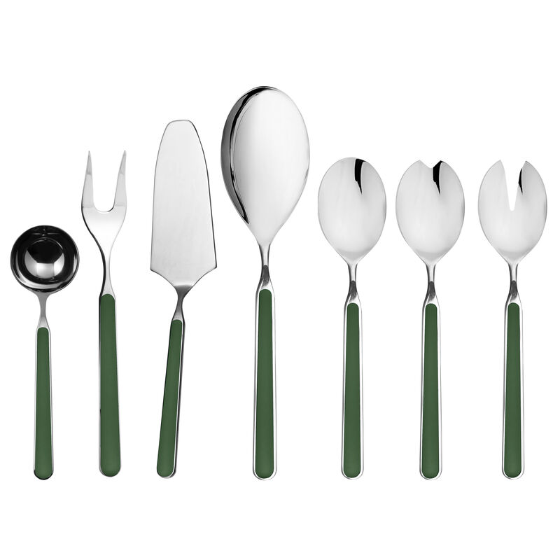 Fantasia 7-Piece Serving Set in Green