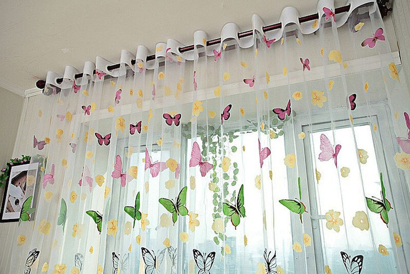 Dolce Mela Sheer Curtains Panel