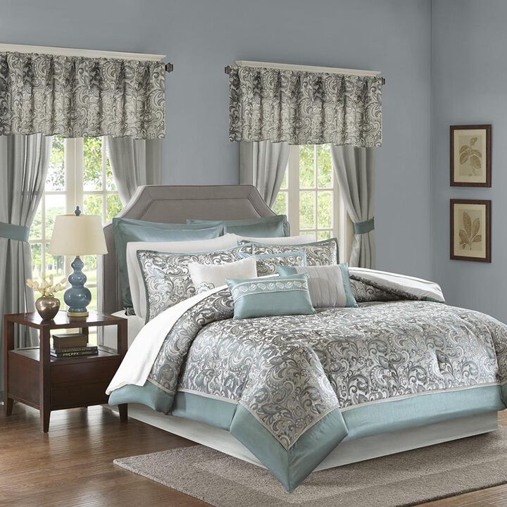 Belen Kox 100% Polyester Jacquard Comforter Set, Belen Kox