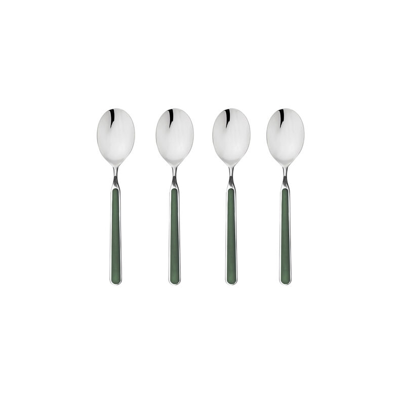 Fantasia 4-Piece Coffee Spoon Set in Electric Blue