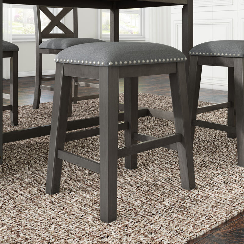 Merax 5 Pieces Counter Height Rustic Dining Table Set