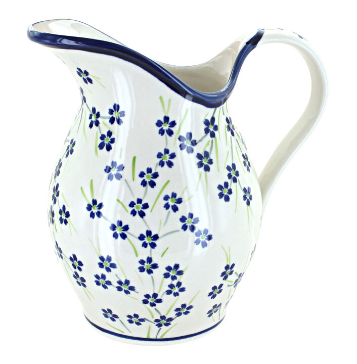 Blue Rose Polish Pottery Zara Pitcher