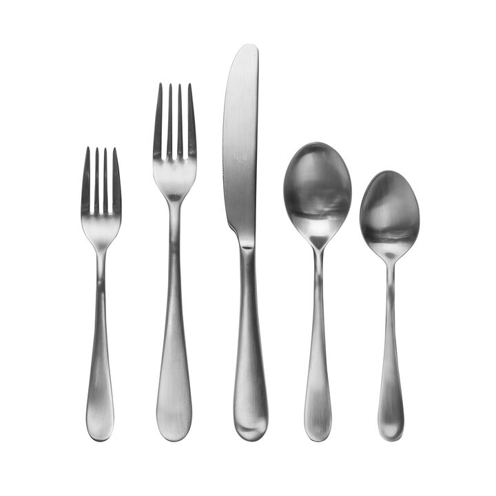 Natura 5-Piece Flatware Set in Ice