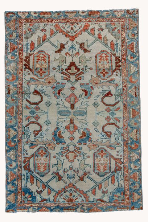 District Loom Antique Malayer Scatter Rug-Fairfield