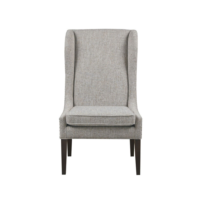Gracie Mills Nataly Traditional Upholstered High Wing back Dining Chair