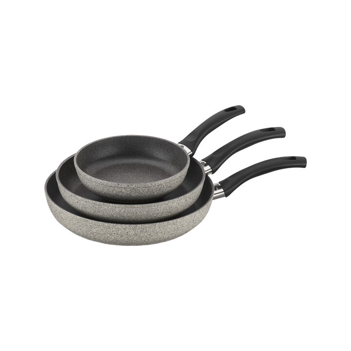 BALLARINI Parma by HENCKELS Forged Aluminum 3-pc Nonstick Fry Pan Set, Made in Italy