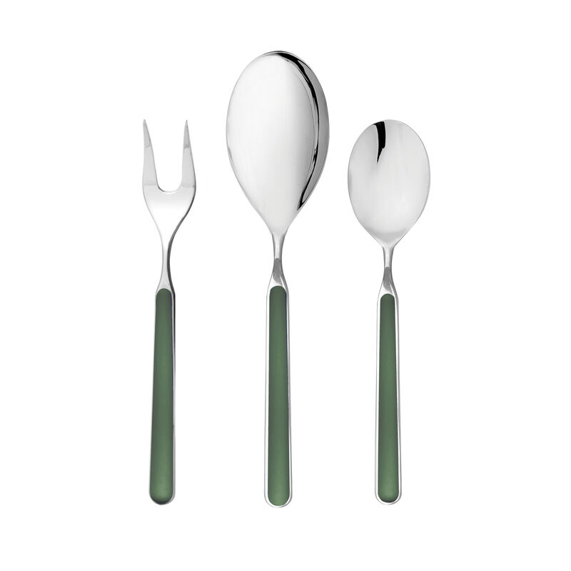 Fantasia 3-Piece Serving Set in Green