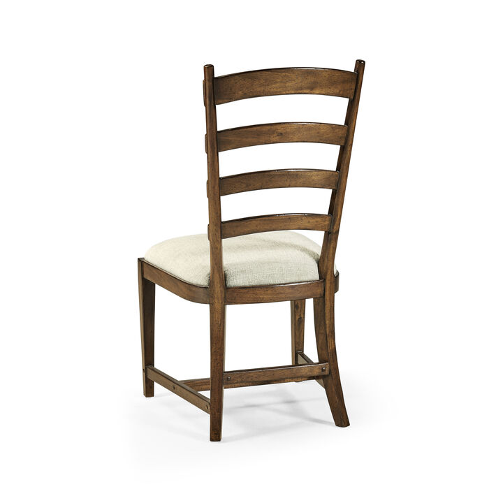 Casual Walnut Dining Chair