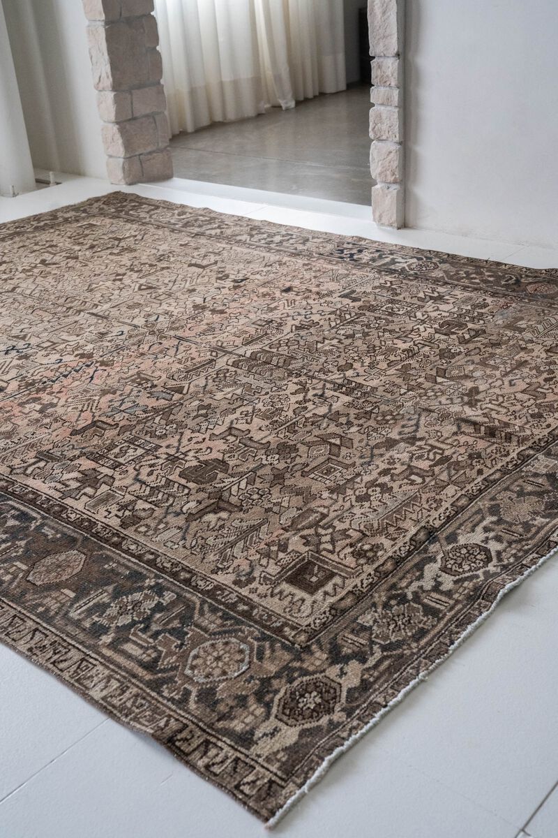 District Loom Antique Persian Heriz area rug-Devon