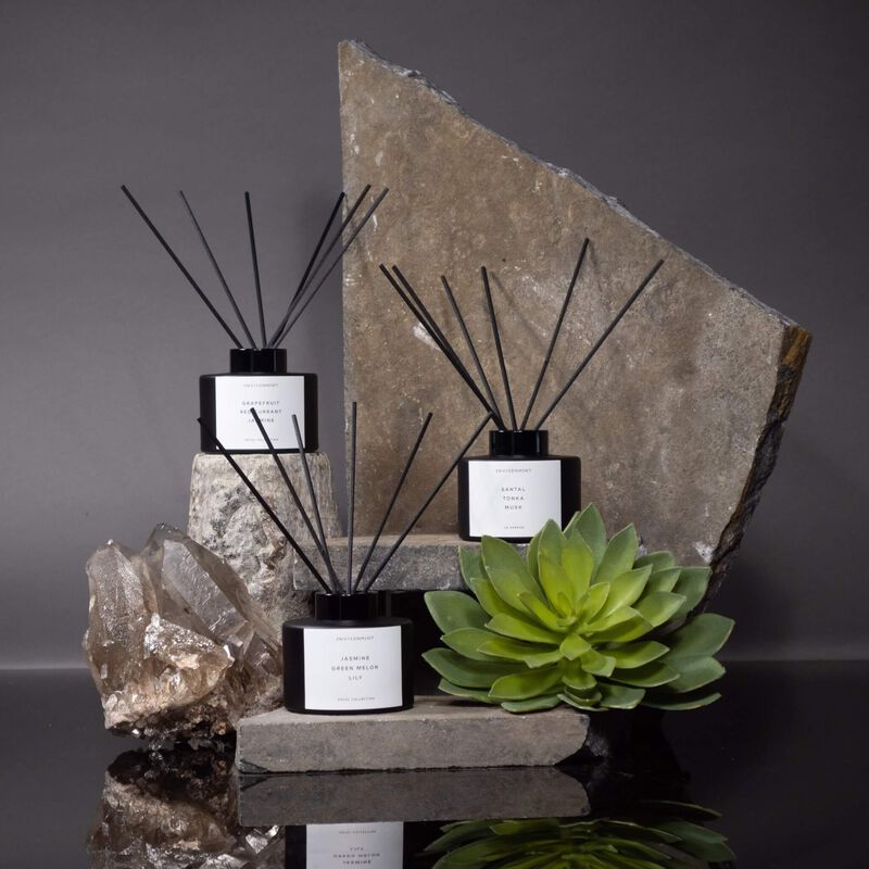 ENVIRONMENT 200mL Reed Diffuser Inspired by The EDITION Hotel® - Blonde Woods | Rose | Black Fig