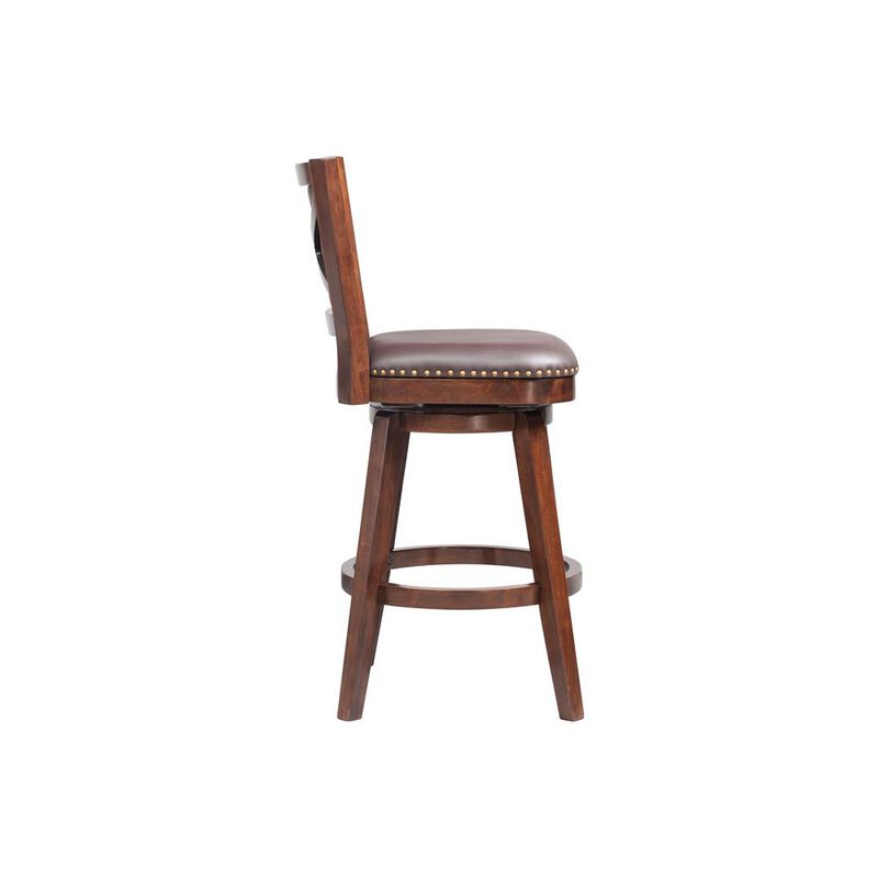 Boraam Broadmoor Swivel Barstool 29 - Cappuccino