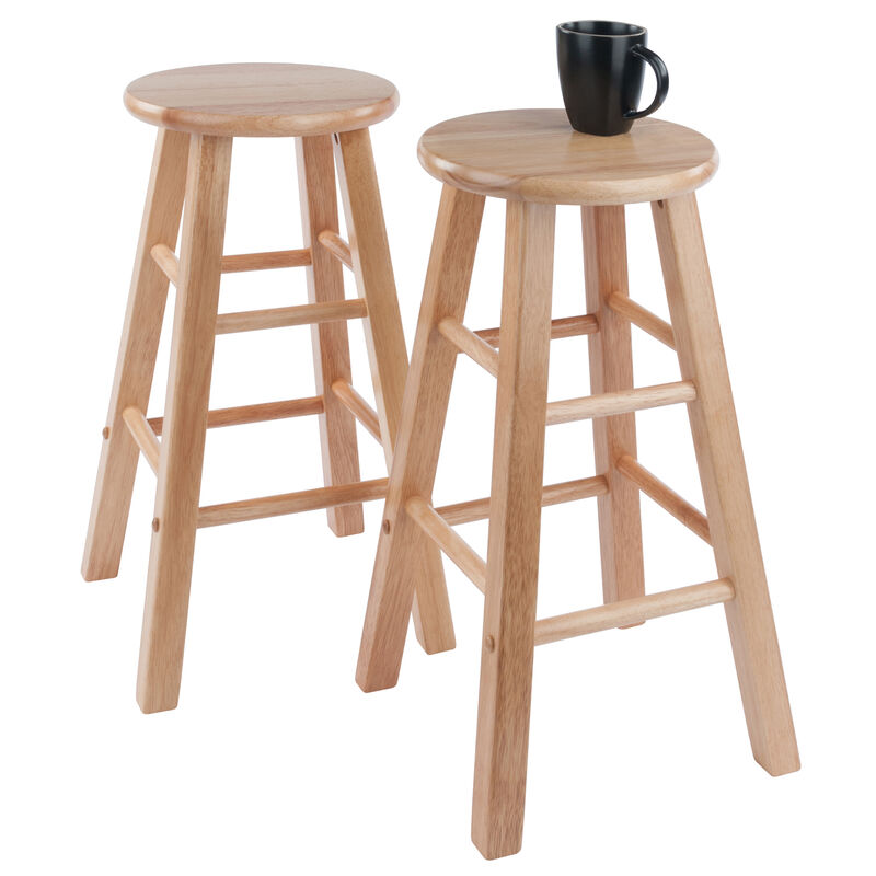 Winsome Element Counter Stools, 2-Pc Set, Natural