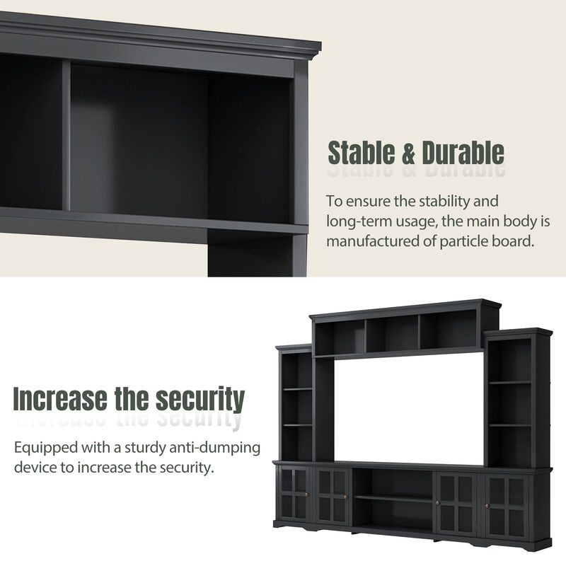 Merax Minimalism Entertainment Wall Unit TV Stand