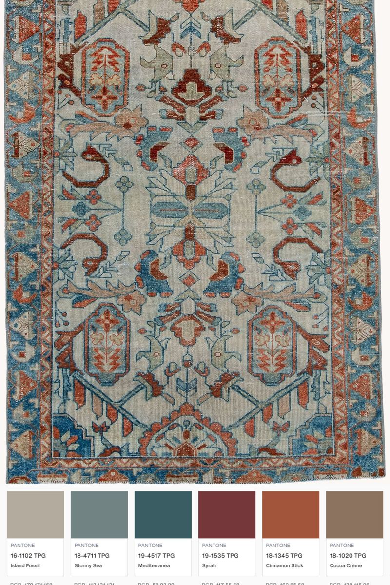 District Loom Antique Malayer Scatter Rug-Fairfield