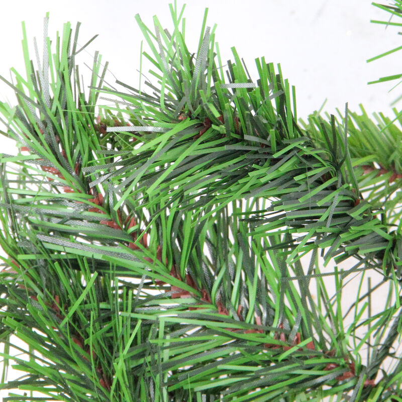 9' x 10" Mixed Two-Tone Pine Artificial Christmas Garland  Unlit