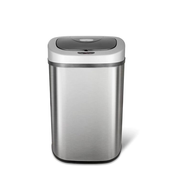 Hivvago Stainless Steel 21 Gallon Kitchen Trash Can with Motion Sensor Lid