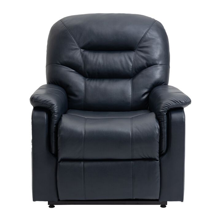 MONDAWE Ergonomic Faux Leather Power Lift Recliner Chair for Elderly with Side Pocket and Two Remote Control