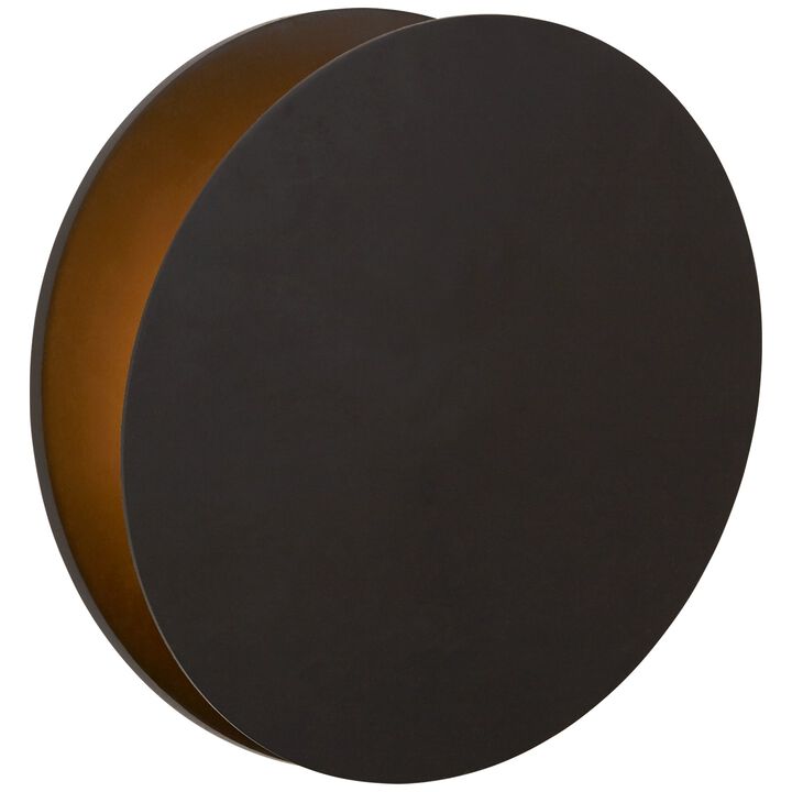 Gabriela Round Wall Washer in Aged Iron