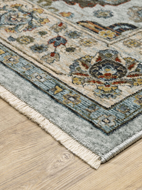 Aberdeen 2'3" x 7'6" Blue Rug